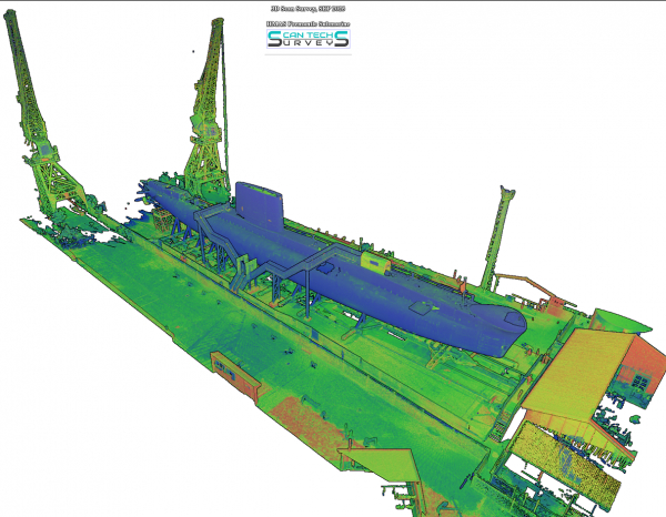 3D Scanning of Submarine